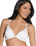 Barely There Invisible Look Stretch Foam Hidden w/Front T-Back, 34B-White