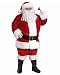6-Piece Regency Plush Santa Claus Christmas Suit Costume - Adult Size 40-48