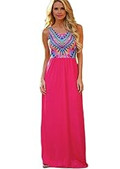 Sexy Chiffon/Spandex Sleeveless Summer Cocktail Club Dress/Evening Dress/Party Dress/Maxi Dress 