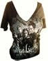 Twilight Ladies Shirt/Top - Low Cut Group Shot (Black)