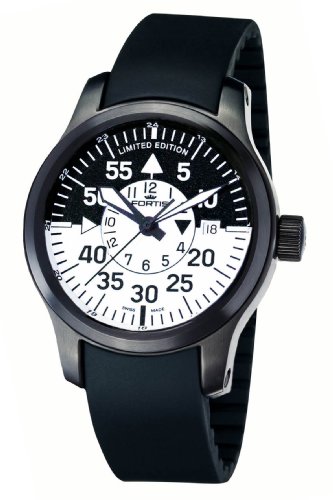 Fortis Men's 672.18.11 K B-42 Flinger Black Cockpit GMT Watch