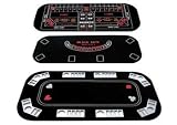 3 in 1 Texas Holdem Table Top (Poker/Craps/Blackjack)