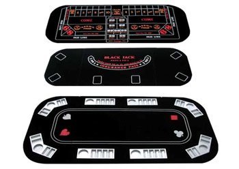 3 in 1 Texas Hold'em Table Top (Poker/Craps/Blackjack) On Sale