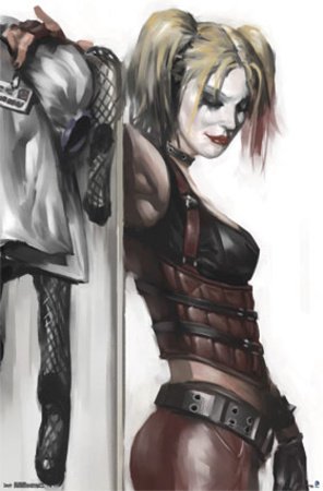(22x34) Harley Quinn Comic Book Poster
