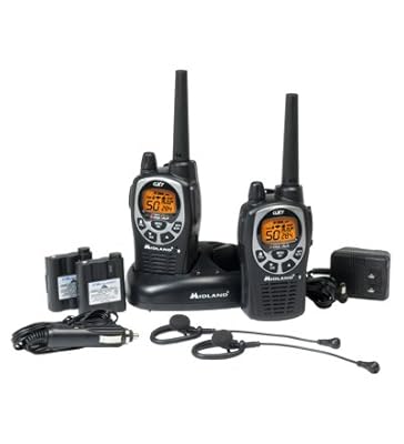 4 Pack Professional 30 Miles Portable Rechargeable Voice Activated 2 Way Radios