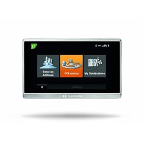 Navigon 8450 5 inch Satellite Navigation with 3D European Maps and Live Services