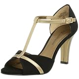 AK Anne Klein Womens Danni Suede T-Strap Pump