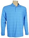 Nike Golf Dri-FIT UV Stripe Long-Sleeve Men's Golf Polo Shirt