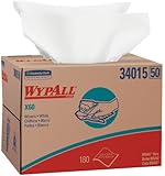 Wypall X60 Reusable Wipers (34015) in Brag Box, White, 180 Sheets / Box, 1 Box / Case