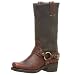 FRYE Women's Belted Harness 12R Boot,Brown/Slate Blue,11 M