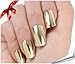 So Beauty Nail Art Polish Gold Metallic Foil Sticker Patch Wraps Tips 16pcs