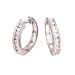 14K .25 CTW Diamond Hoop/Hinged Earrings