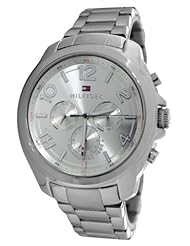 Tommy Hilfiger 1781391 Silver Analog Day Date Dial Steel Band Unisex Watch NEW