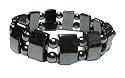 Wide Hematite Powerful Magnetic Bracelet for Arthritis Pain Releif or for Sports Related Therapy