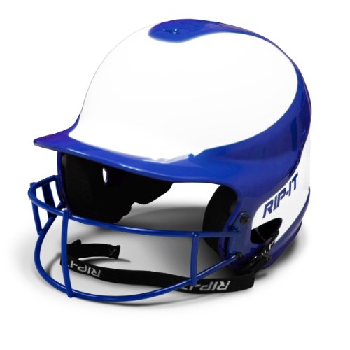RIP-IT Vision Pro Softball Helmet ft. Blackout Technology - Royal -XL On Sale