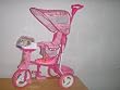 Pink Childrens Tricycle w/ Cabana Style Top Cover and Removable Infant Compatible Seat