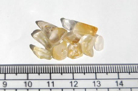 Power stone Amazon limited set that can be used as a lucky charm feng shui goods of Golden rutile pebble 200g good luck (japan import)