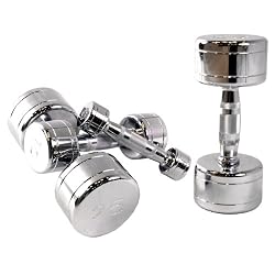 CAP Barbell Chrome Dumbbell with Contoured Handle