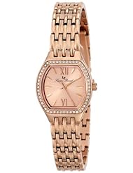 Lucien Piccard Womens LP-12124-RG-99 Clausis Analog Display Japanese Quartz Rose Gold Watch