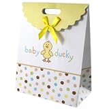 Luvable Friends Fold Over Gift Bag, Yellow