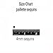 4mm Flat Sequins ~ Oyster White ~ Loose Paillette Sequins for Embroidery, Applique, Arts, Crafts, br
