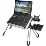 Laptop Buddy- Portable Laptop Table - Silver/Gray