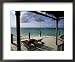 Blue Water Beach Hotel, Boon Point, Antigua, Leeward Islands Framed Art Poster Print by Bruno Barbier, 22x18