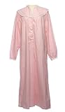 Lanz of Salzburg PINK BLOOMS Ladies Flannel Nightgown