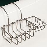 American Bath Factory F5-5220-SN Soap  Sponge Holder, Satin Nickel