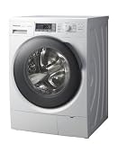Produkt-Bild: Panasonic NA-168VG3WDE Waschmaschine / 0.68 kW/h / A+++ AA / 8 kg / 1.600 U/Min / 50 Liter/ Bullauge: silber (matt), Farbe Front und Korpus: wei&szlig; /  Testsieger ETM (09/2011), Haus & Garten Test Testsieger (Nov/Dez 2011) / EcoTopTen