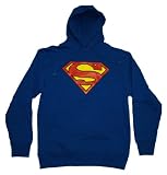 Blue Superman Logo Hoodie DC Comics