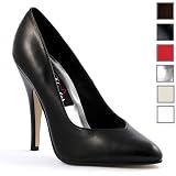 Pleaser Shoes Women's SEDUCE-420V, 5-Inch High Heel w/Classic Closed Toe V-Front Pump, Available in 6 Colors