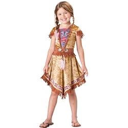 In Character Costumes, LLC Girls 2-6X Indian Maiden Dress Set