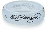 Ed Hardy Tiger Tattoo Plastic Blue Bangle With Logo 10.5 