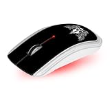 ADVANCE Souris sans-fil mini récepteur plexiglas SKULL