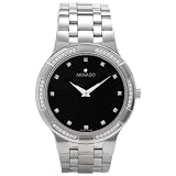 Movado Mens 606000 Metio Diamond Accented Stainless Steel Watch by Movado