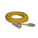 ALEKO EC12G3P25 Heavy Duty Indoor Outdoor Extension Cord with Triple Lighted Tap ETL Certified SJTW Plug 12/3 Gauge 125 Volt 25 Feet Yellow