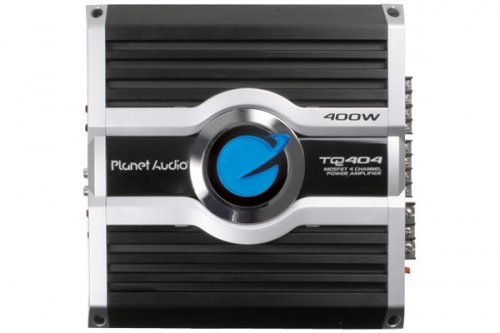 Planet Audio TQ404 50 Watts x 4 RMS MOSFET Power Four-Channel Power Amplifier