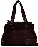 Etienne Aigner Purse Handbag Hawthorne Collection Plaid
