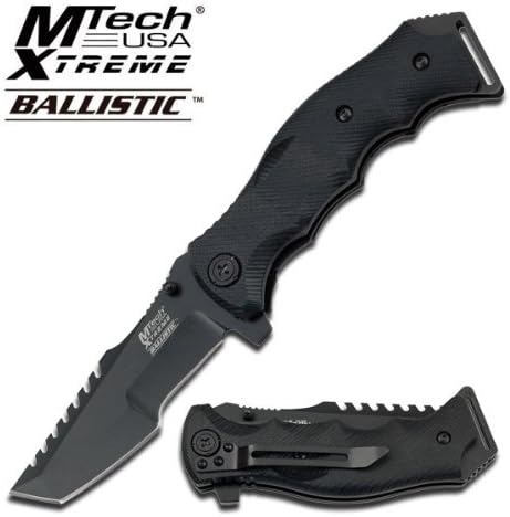 MX-A805 M Tech Ballistic Heavy 88omQ4vsuE Duty Spring Assist Knife lqivSkg 5" Closed ghkdiwiy 2334rtyui gbh SPRING ASSIST KNIFE5" CLOSED4" BLACK STAINLESS ZMCag3QCNY STEEL BLADEUPPER SERRATIONBLACK G10 CNC DIvyTi1Bf HANDLEWITH LANYARD HOLEINCLUDES POCKET CLIP