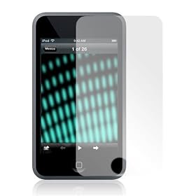 iKross 3-Pack Premium Reusable LCD Screen Protector with Lint Cleaning Cloth for iPod touch (Clear)
