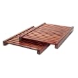 John Louis Home Jlh-566 Deluxe Adjustable Shelves Kit, Red Mahogany