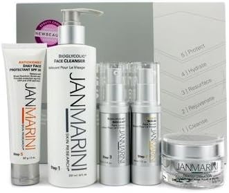 Skin Care Management System: Cleanser + Face Protectant + Face Serum + Face Lotion + Face Cream (Normal/Combination Skin) 5pcs