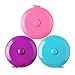 3 Pack Tape Measure 150 cm 60 Inch Push Button Tape Body Measuring Soft Retractable for Sewing Double-Sided Tailor Cloth Ruler (Pink Purple Sky Blue) by BUSHIBU