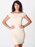 American Apparel Fine Jersey T Dress X-Large-Creme
