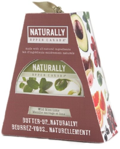 Upper Canada Soap And Candle Naturally Butter Up! Gift Set,  Wild Mint Lime, 6.74-Ounce Boxes