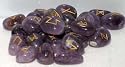 Amethyst Set of Rune Stone