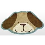 Sumersault Show Doggies Rug, Brown