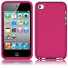 Pink XYLO ACCESSORIES Hybrid Armor Hard Shell / Skin / Case for the Apple iPod Touch 4 4G MP3 Player (8GB 32GB 64GB).