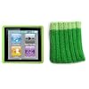 Kolay 6G Nano Starter Pack Green Silicone Case + Green Sock Cover & 2 x Screen Protector Kit for New Apple iPod Nano 6 6th Generation 8GB 16GB